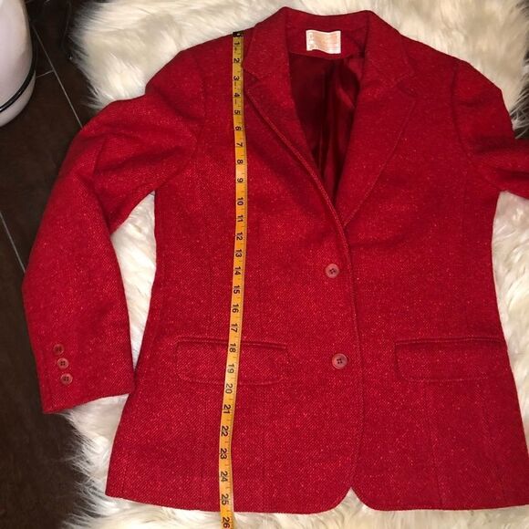Vintage 1980/90s Pendleton Woolen Mills Red Blazer - Picture 12 of 13